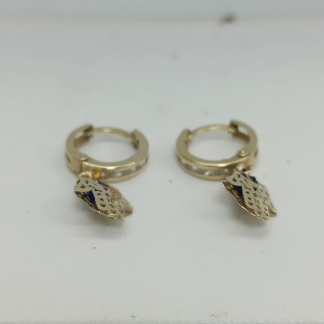 ARRACADAS PAR ORO 10 K 1.2 GRMS (SEMINUEVO)