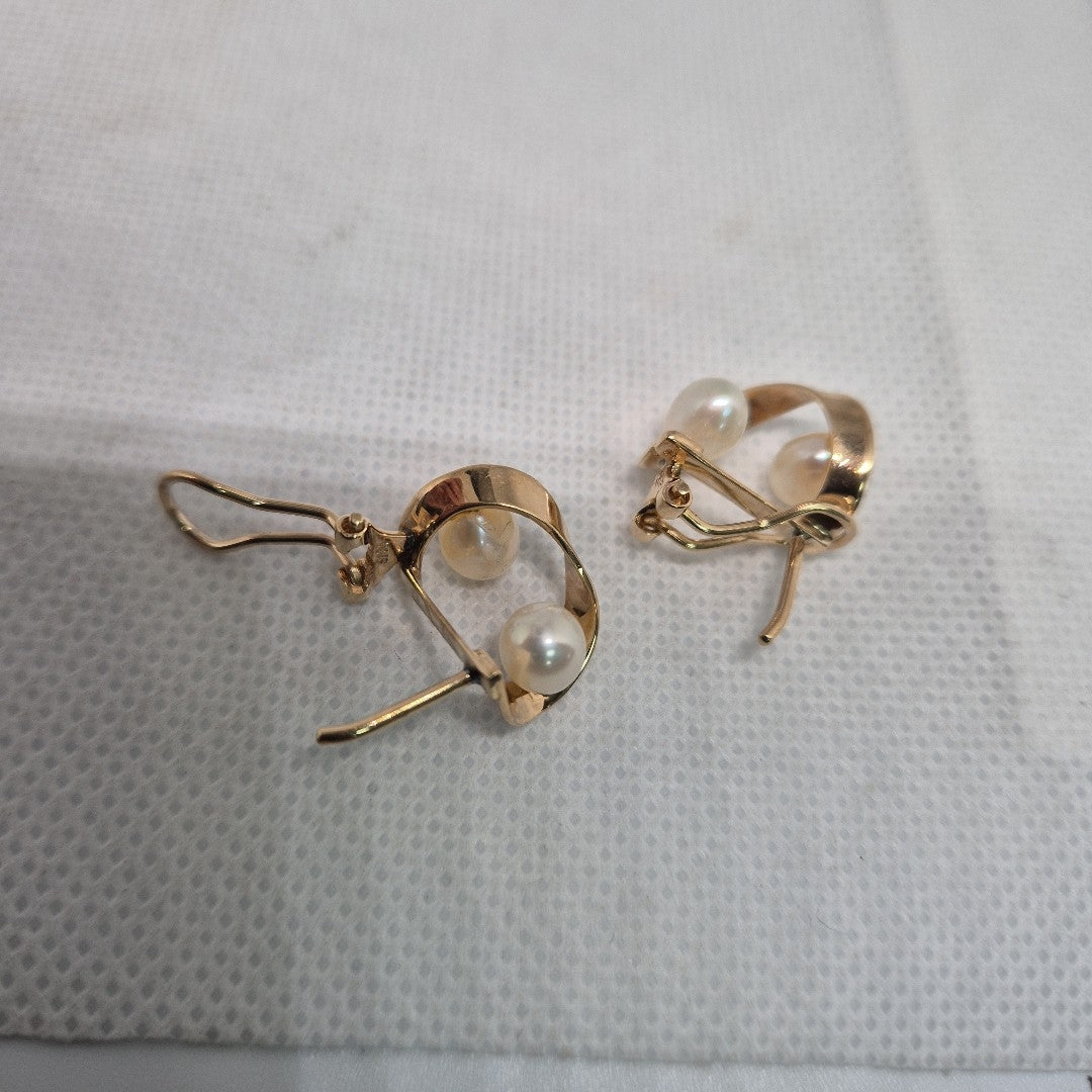 ARETES PAR ORO 14 K 4.6 GRMS (SEMINUEVO)