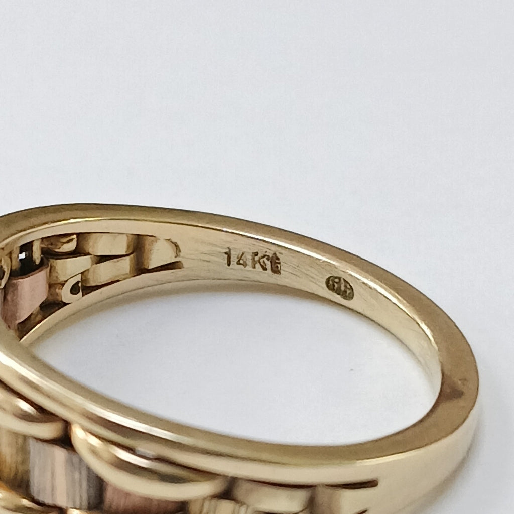 ANILLO ORO 14 K 3.9 GRMS (SEMINUEVO)