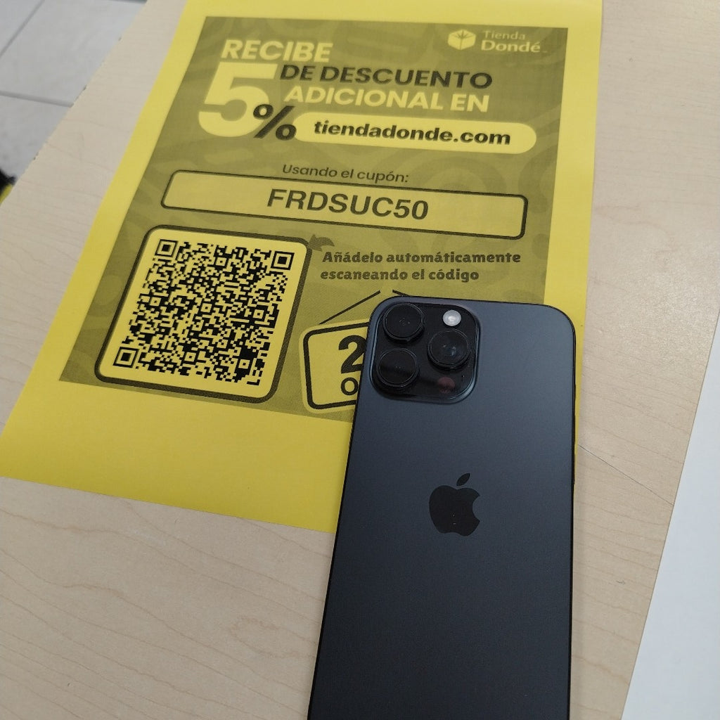CELULAR APPLE IPHONE 16 PRO MAX A3295 (2024) 512 GB 8 GB RAM (SEMINUEVO)