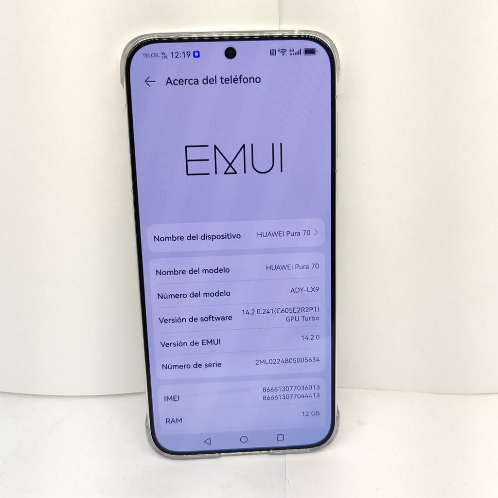 CELULAR HUAWEI PURA 70 ADY-LX9 (2024) 256 GB 12 GB RAM (SEMINUEVO)