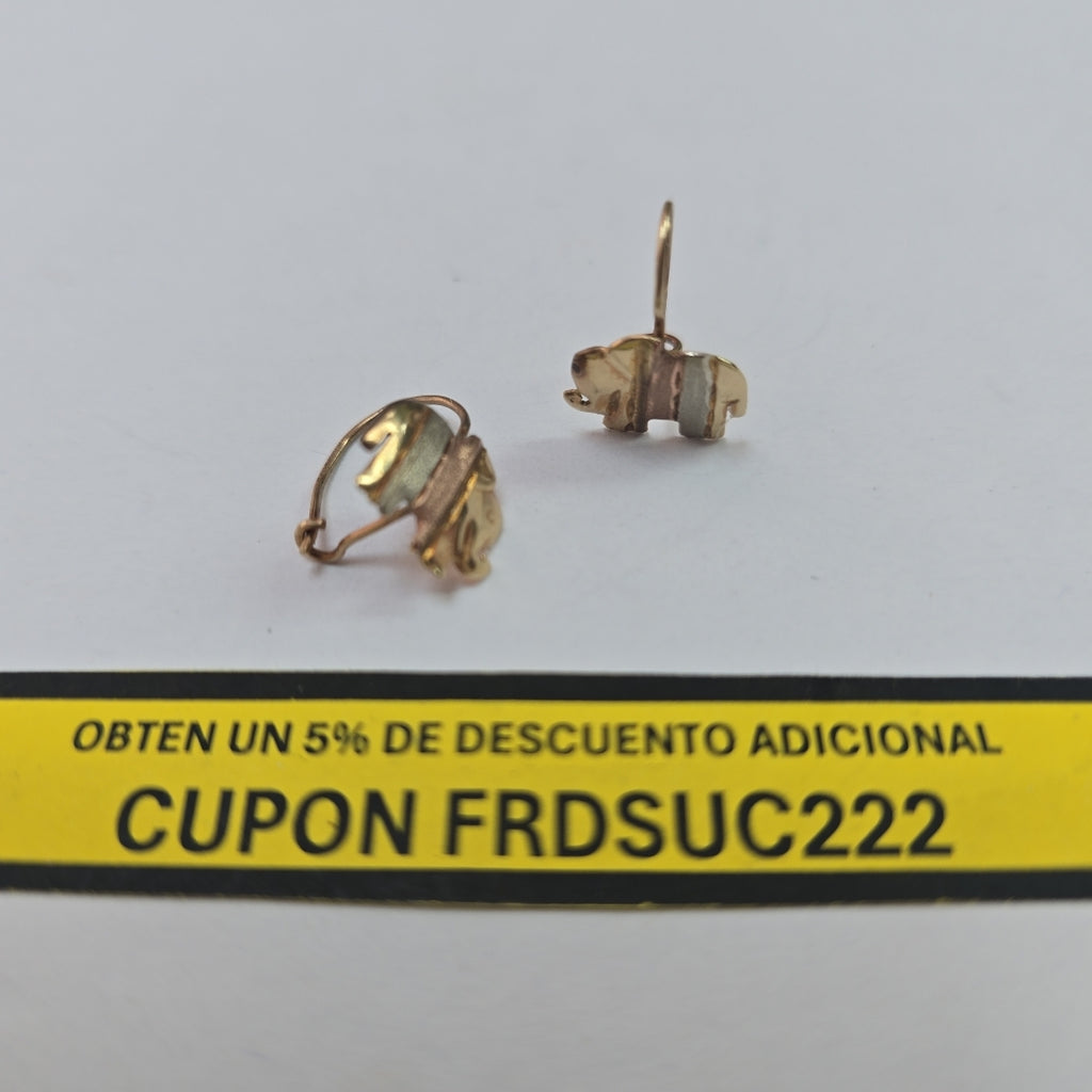 ARETES PAR ORO 10 K 1.1 GRMS (SEMINUEVO)