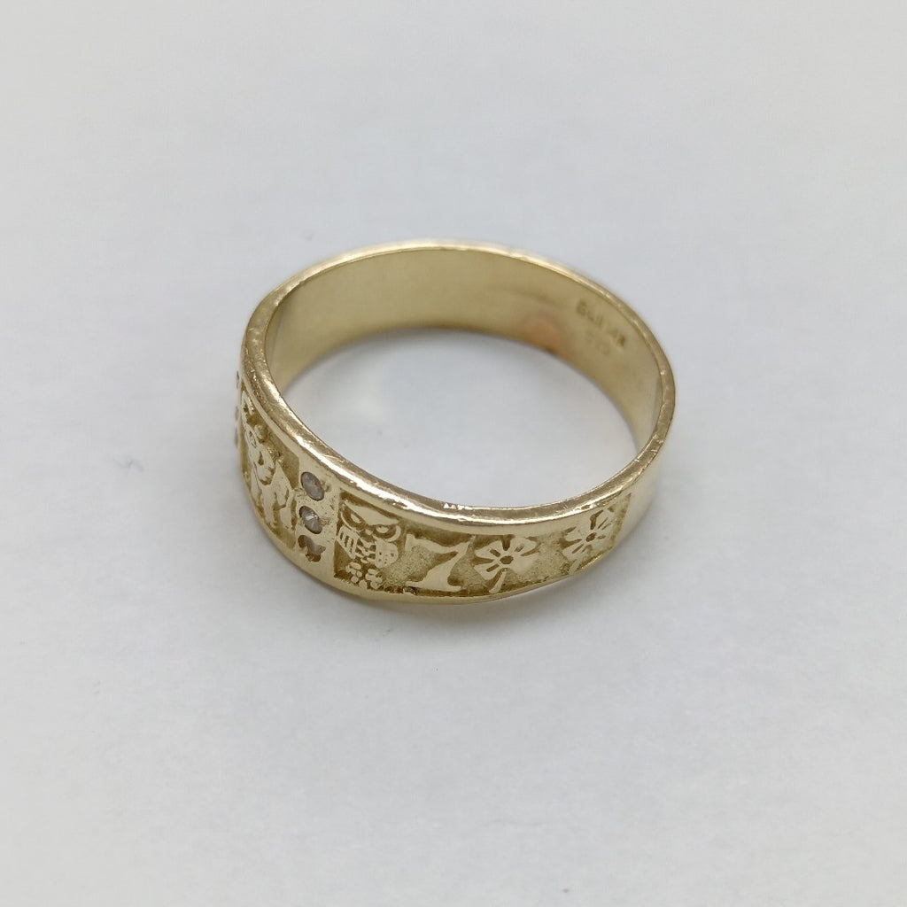ANILLO ORO 14 K 5.3 GRMS (SEMINUEVO)