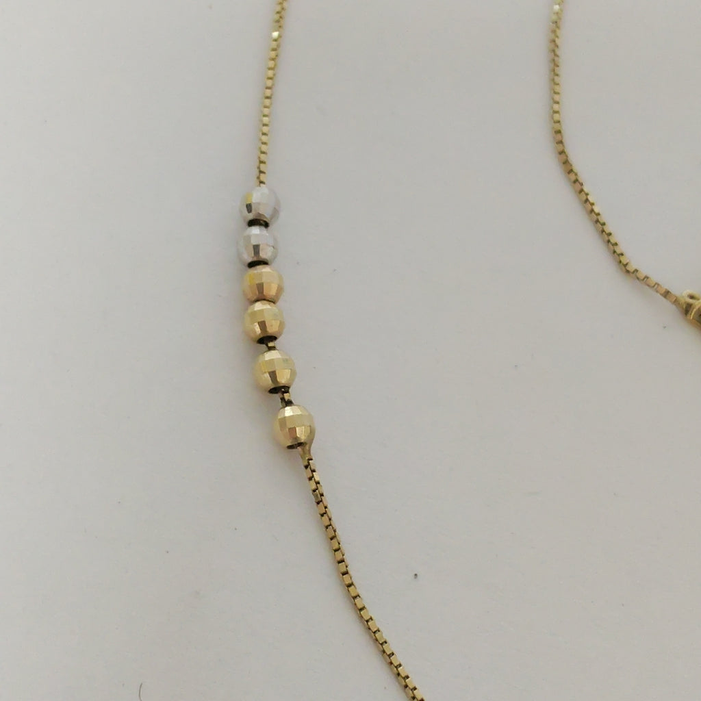 GARGANTILLA ORO, ORO COMBINADO 14 K 3 GRMS (SEMINUEVO)