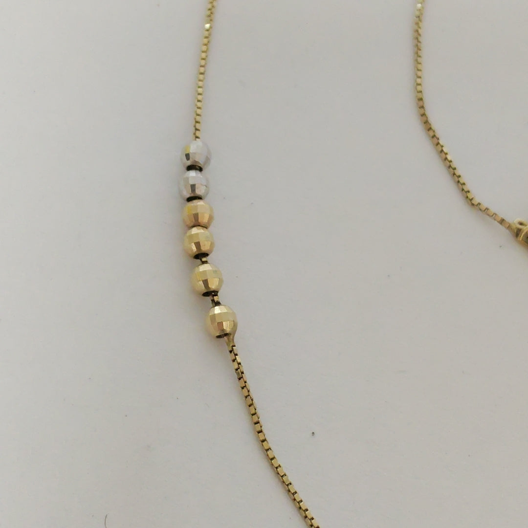 GARGANTILLA ORO, ORO COMBINADO 14 K 3 GRMS (SEMINUEVO)