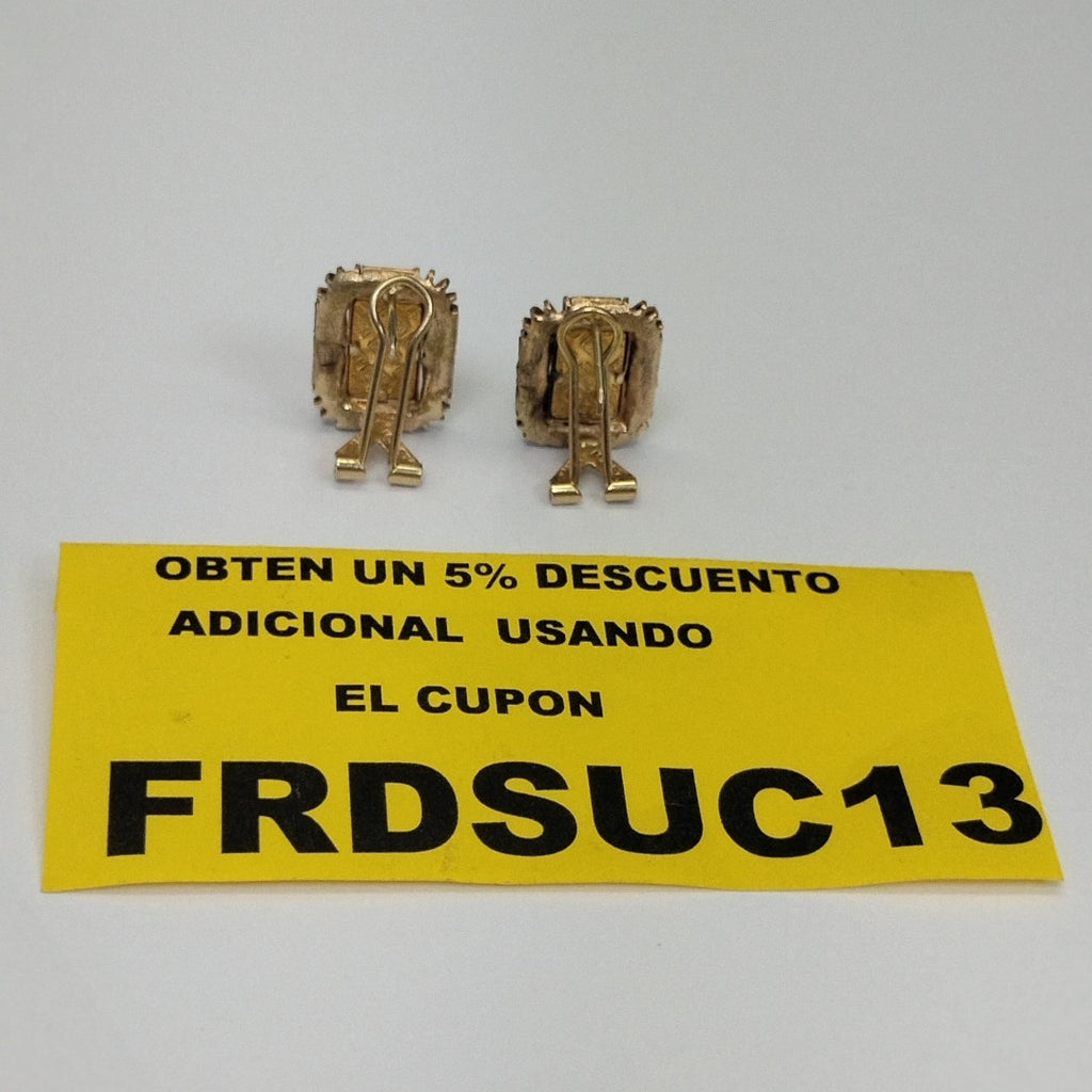 ARETES PAR ORO 14 K 6.7 GRMS (SEMINUEVO)