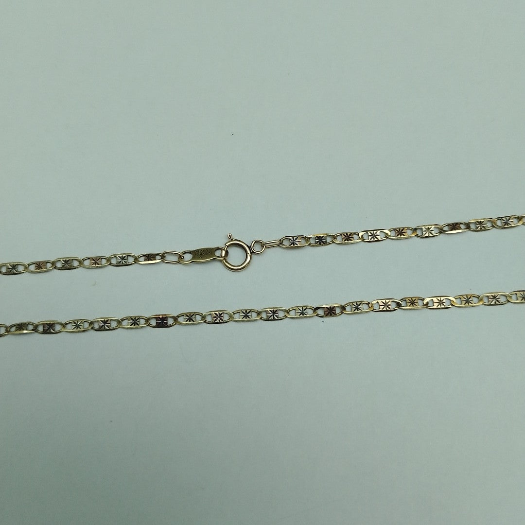 CADENA ORO,ORO COMBINADO 10 K 2,90 GRMS (SEMINUEVO)