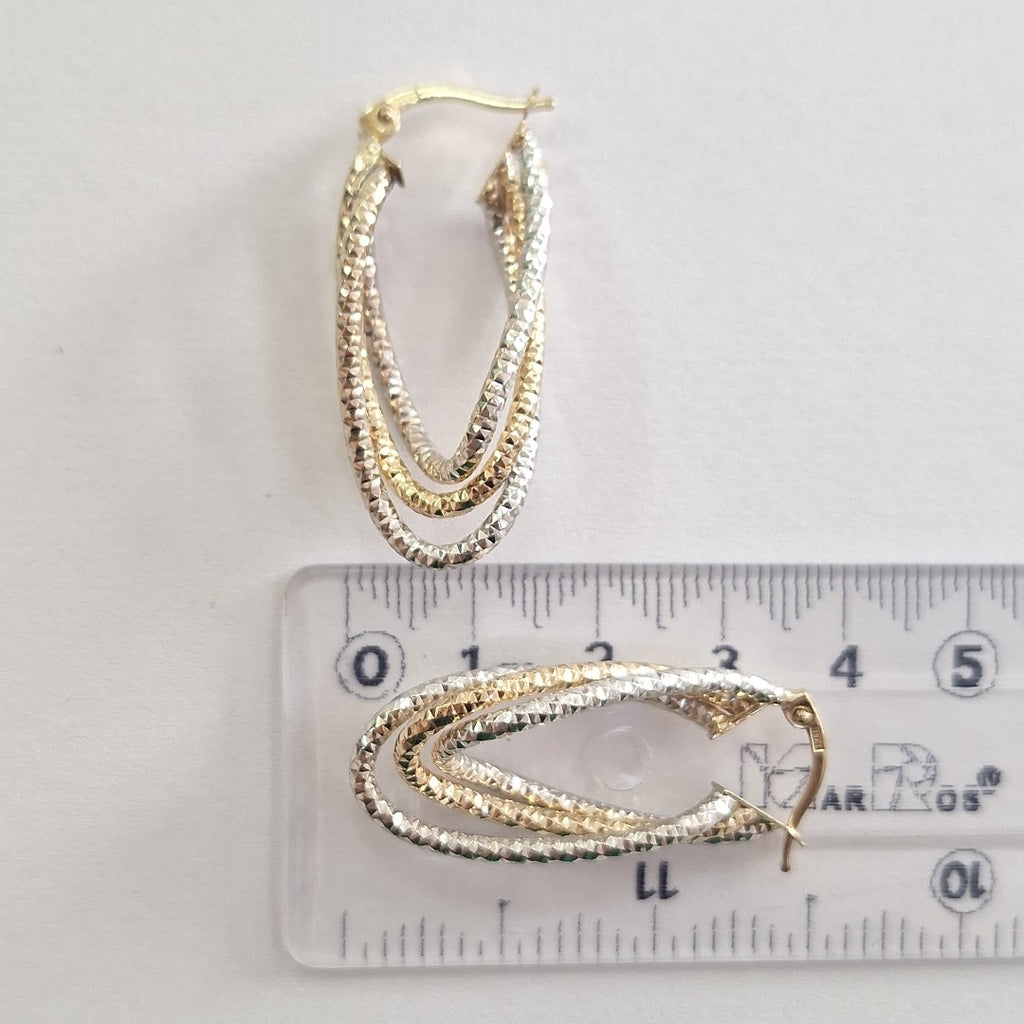 ARETES PAR ORO 10 K 3.9 GRMS (SEMINUEVO)