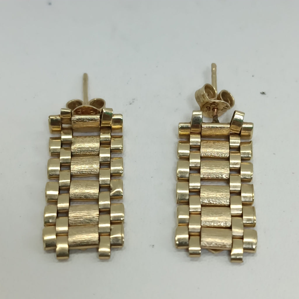 ARETES PAR ORO 14 K 3.6 GRMS (SEMINUEVO)