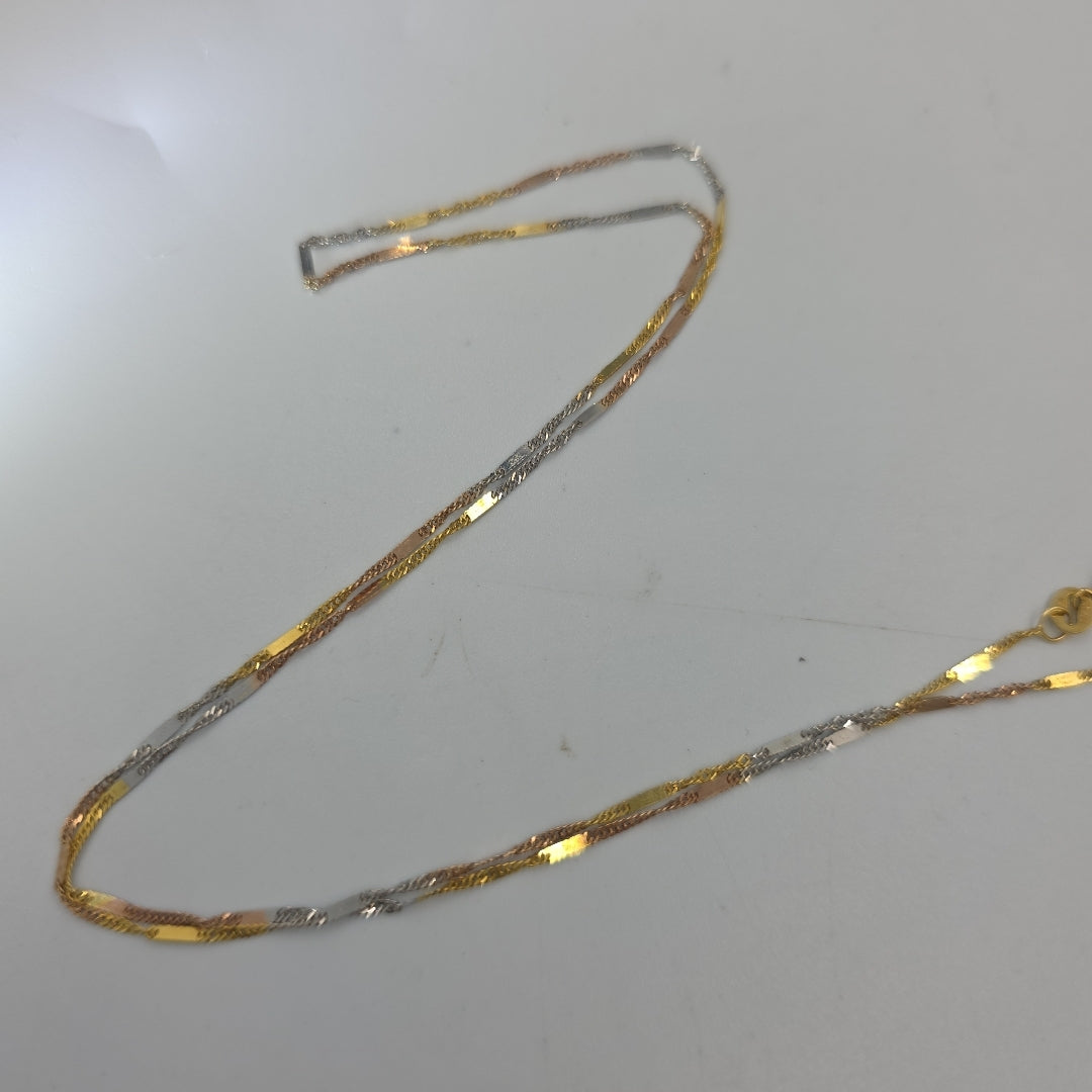 CADENA ORO 14 K 1.8 GRMS (SEMINUEVO)