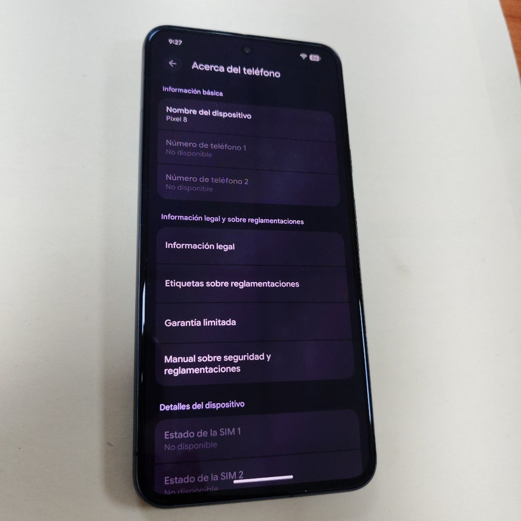 CELULAR GOOGLE PIXEL 8 (2023) 128 GB 8 GB RAM (SEMINUEVO)
