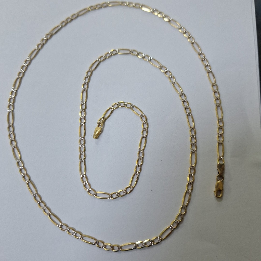CADENA ORO, ORO PLATINO 14 K 8.5 GRMS (SEMINUEVO)