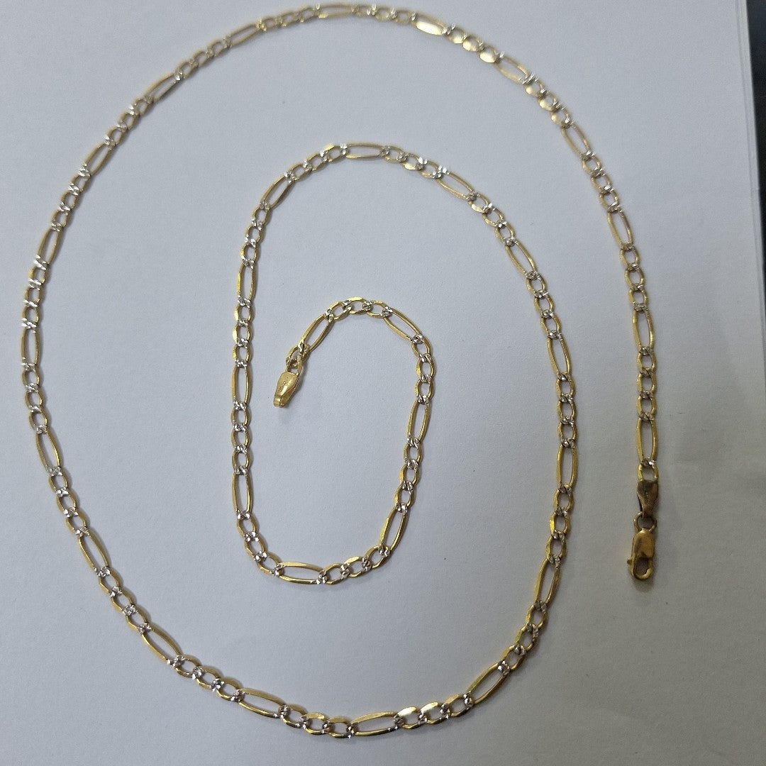 CADENA ORO, ORO PLATINO 14 K 8.5 GRMS (SEMINUEVO)
