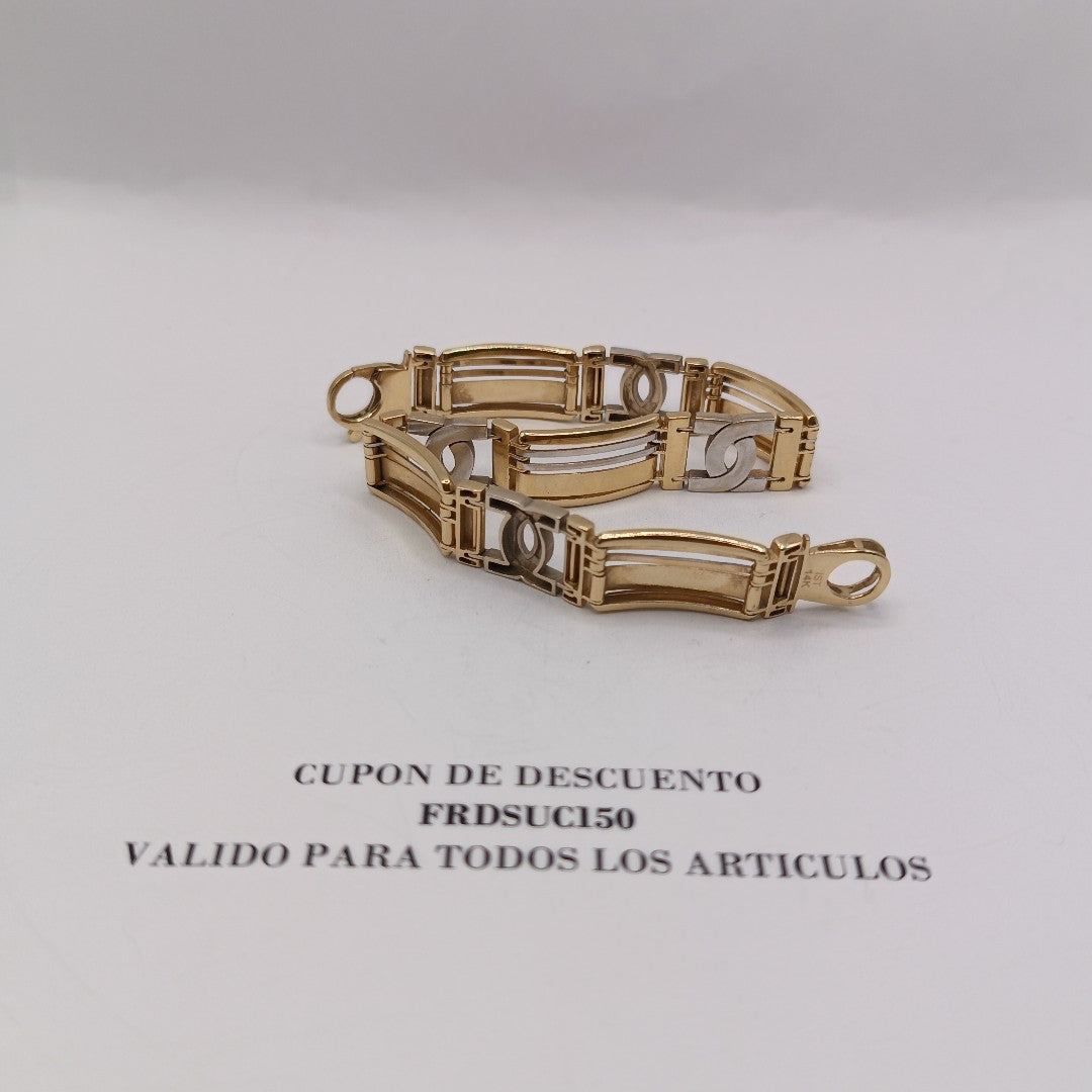 PULSERA RIGIDA ORO,ORO BLANCO 14 K 22,30 GRMS (SEMINUEVO)