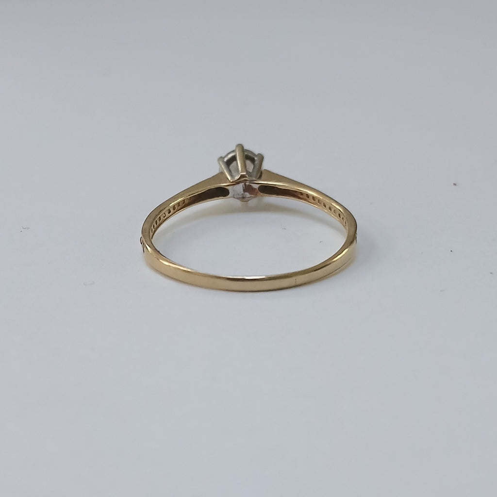 SOLITARIO ORO 14 K 1,70 GRMS (SEMINUEVO)