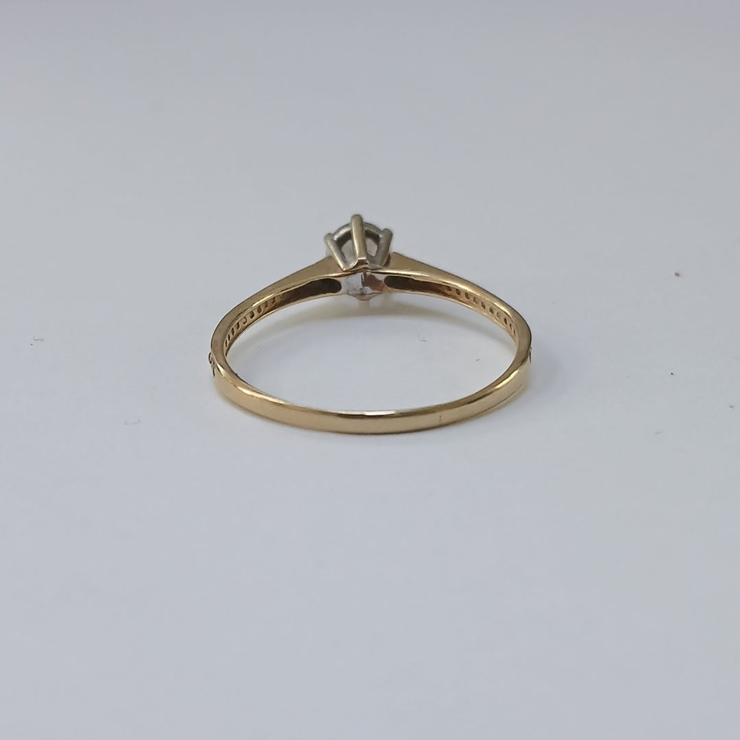 SOLITARIO ORO 14 K 1,70 GRMS (SEMINUEVO)