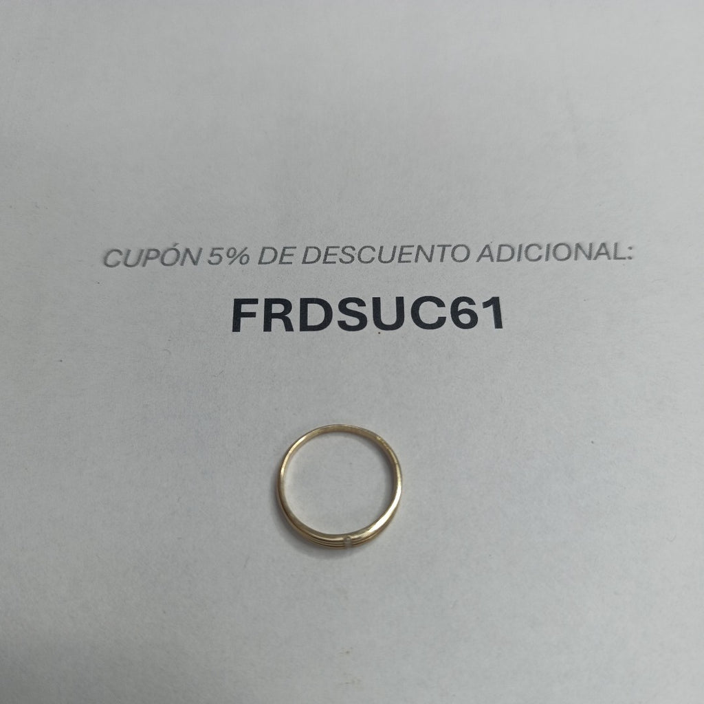 ANILLOS DAMA ORO 14K 1.8 (NUEVO)