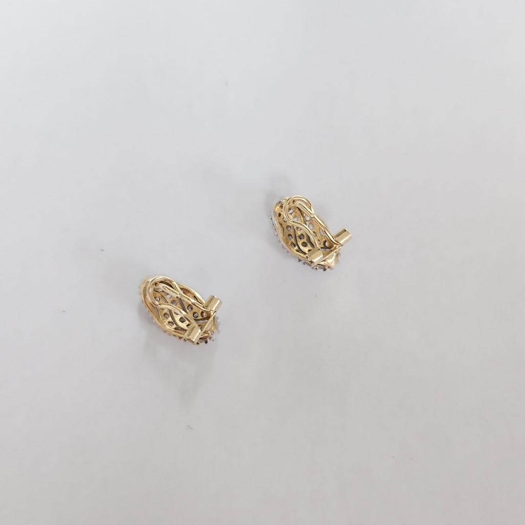 ARETES PAR ORO 14 K 3,10 GRMS (SEMINUEVO)