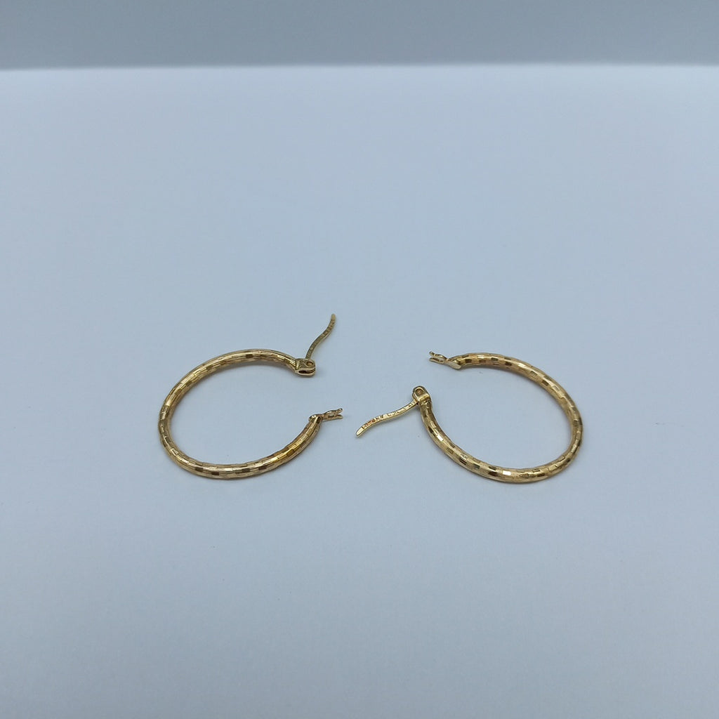 ARRACADAS PAR ORO 14 K 1.8 GRMS (SEMINUEVO)