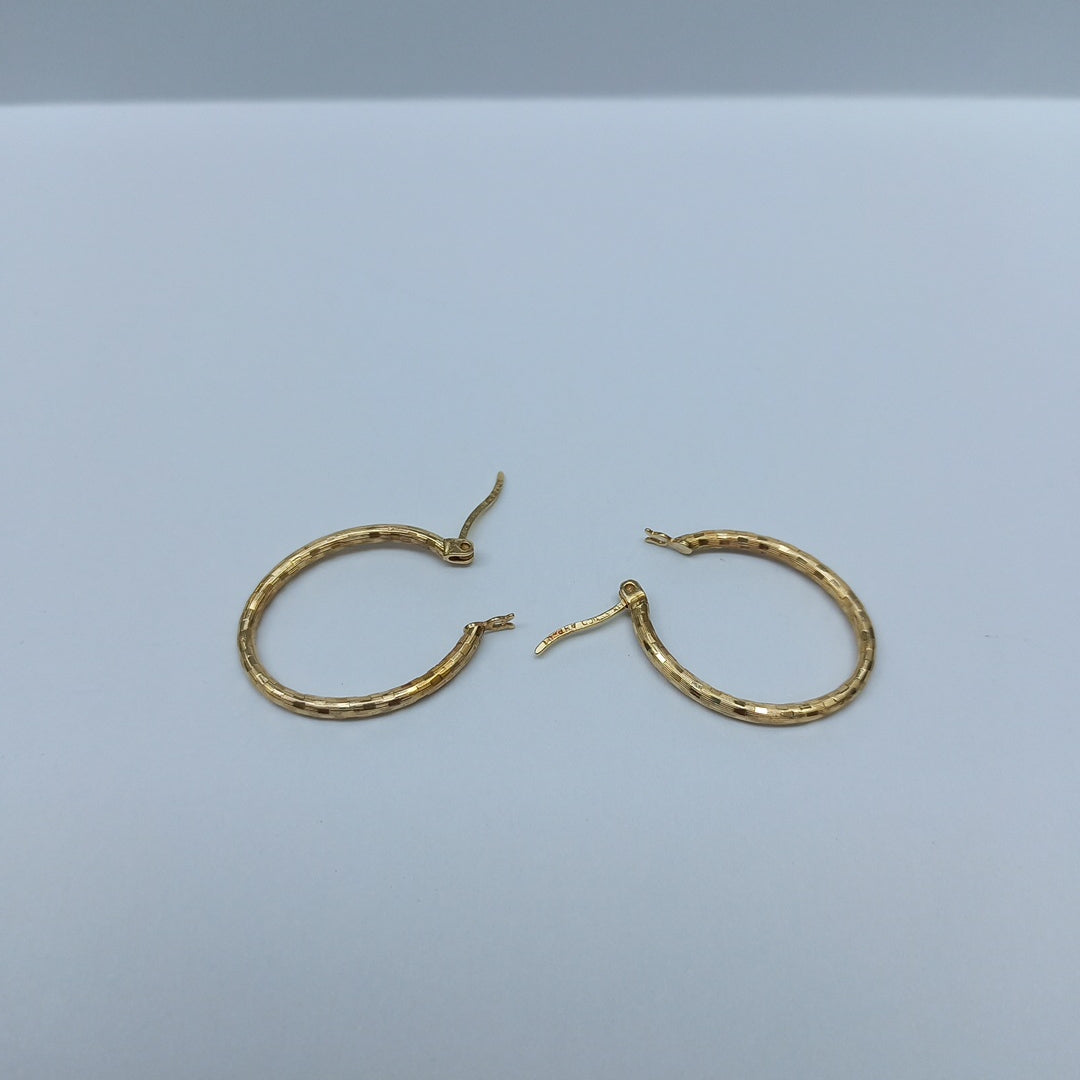 ARRACADAS PAR ORO 14 K 1.8 GRMS (SEMINUEVO)