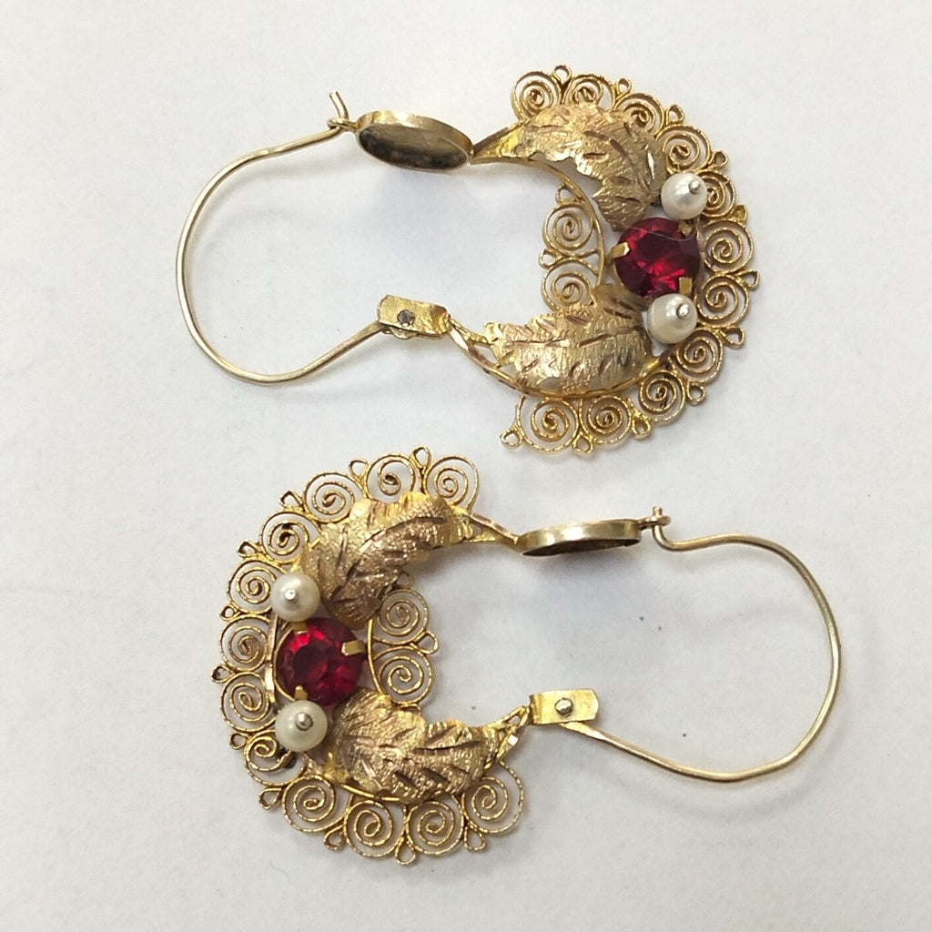 ARETES PAR ORO 10 K 5.9 GRMS (SEMINUEVO)