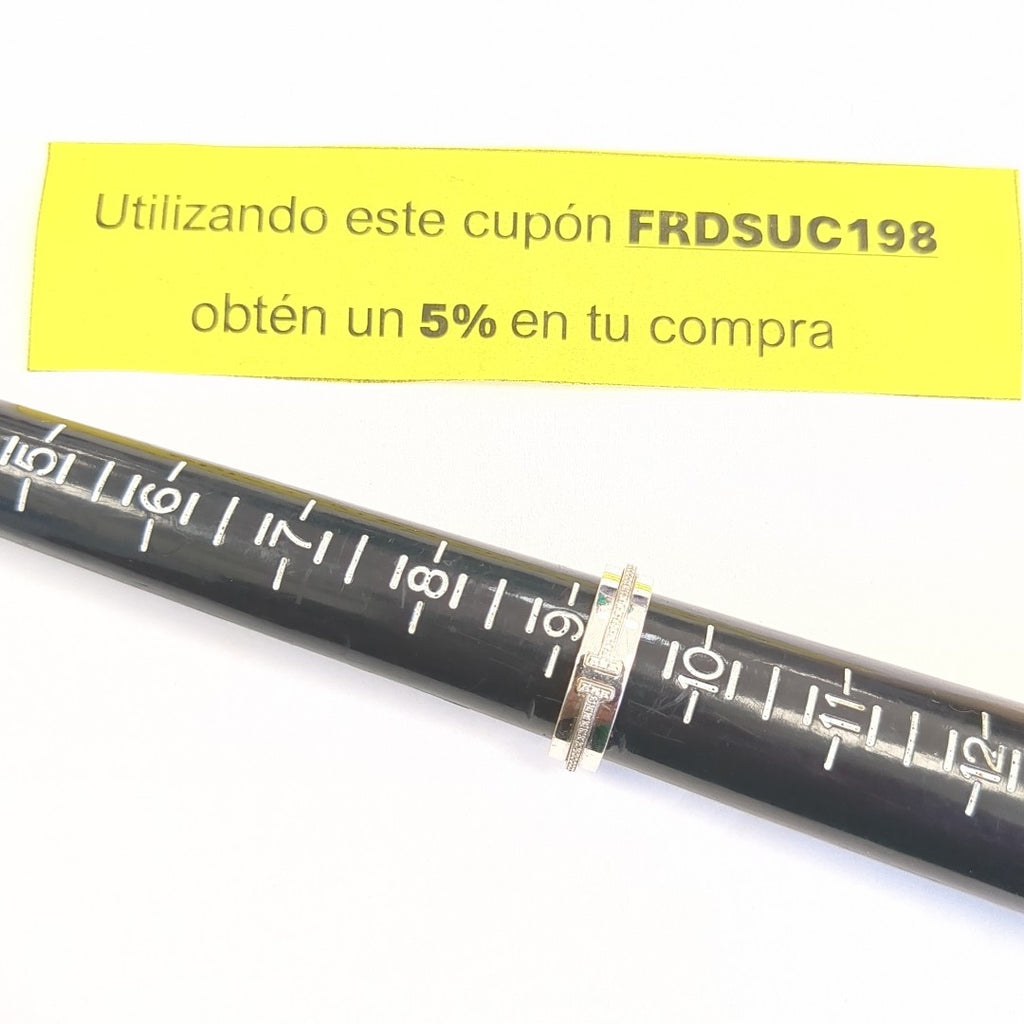 ARGOLLA ORO BLANCO 18 K 9 GRMS (SEMINUEVO)