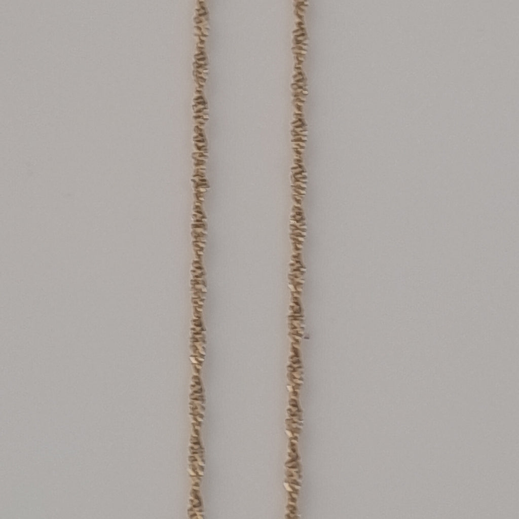 CADENA, MEDALLA RELIGIOSA ORO 10 K 1.1 GRMS (SEMINUEVO)