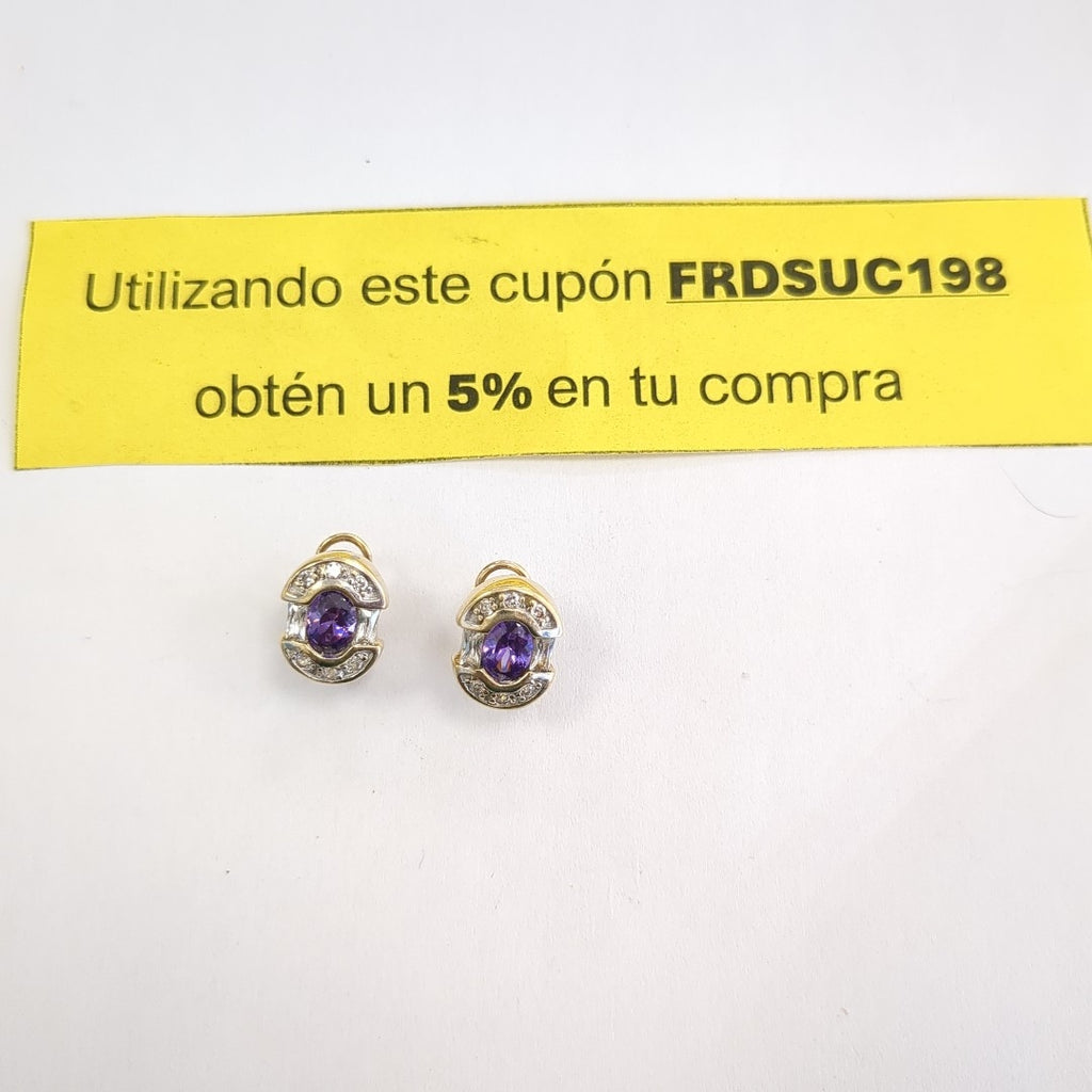 ARETES PAR ORO 14 K 6.6 GRMS (SEMINUEVO)