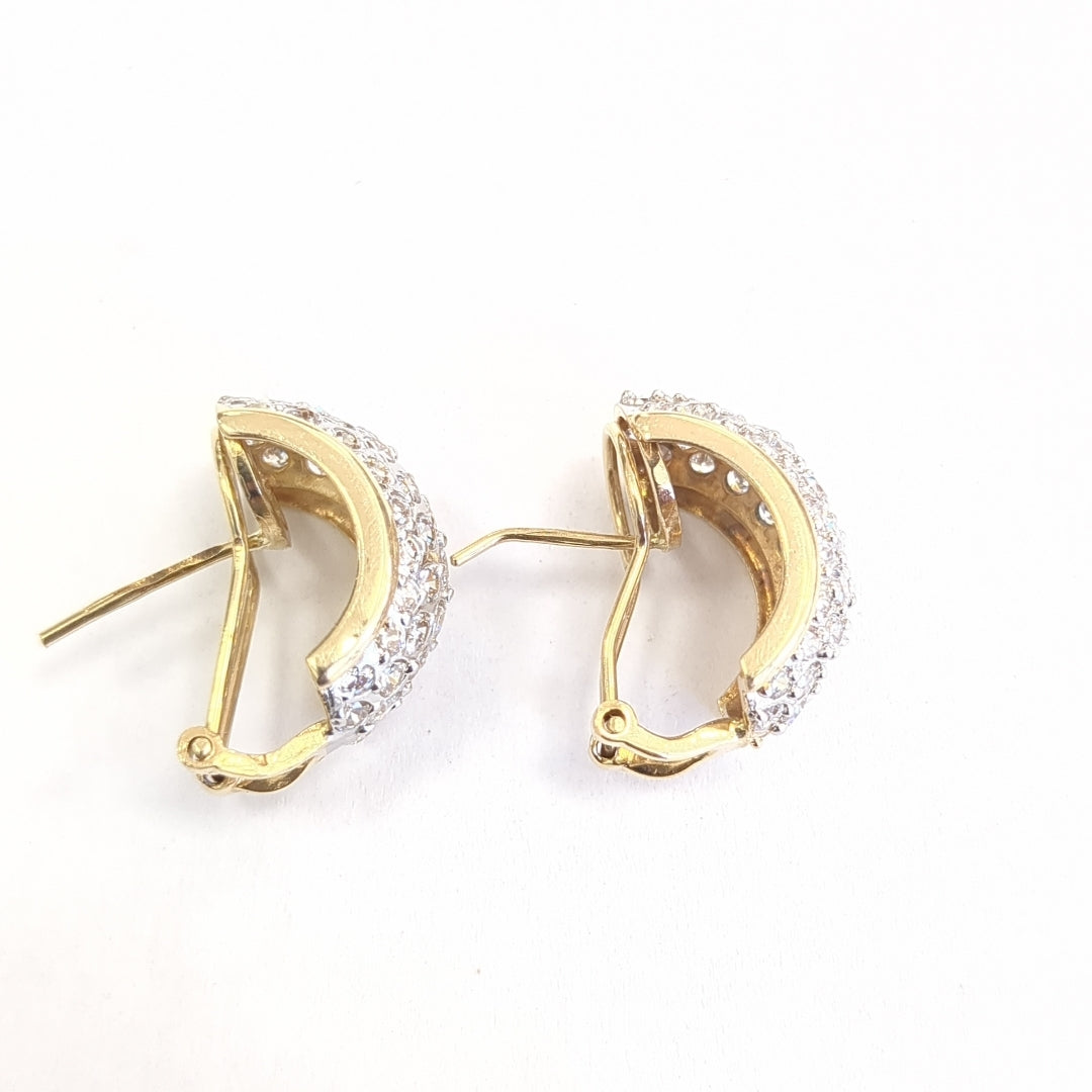 ARETES PAR ORO 14 K 7.1 GRMS (SEMINUEVO)