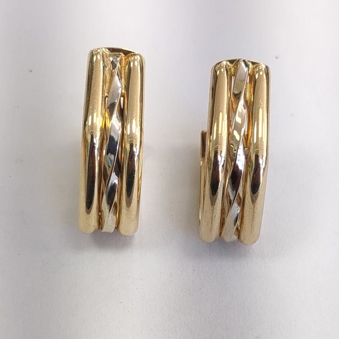 ARRACADAS PAR ORO 14 K 6.4 GRMS (SEMINUEVO)