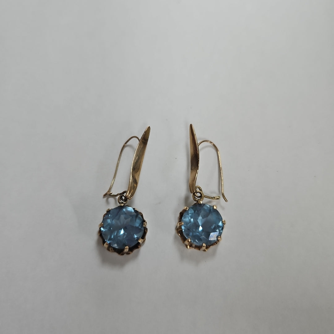 ARETES PAR ORO 8 K 5.6 GRMS (SEMINUEVO)
