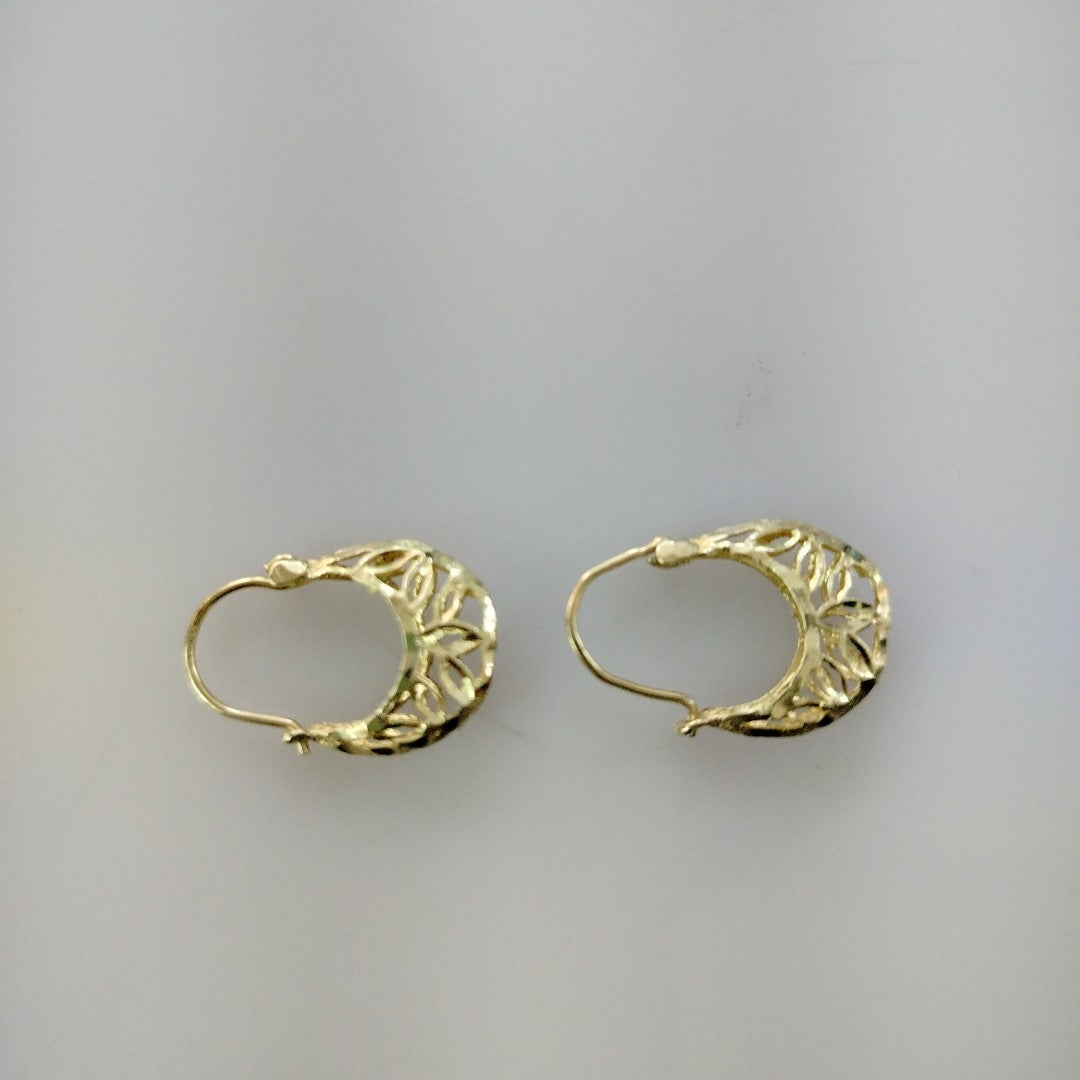 ARETES PAR ORO 14 K 2.3 GRMS (SEMINUEVO)
