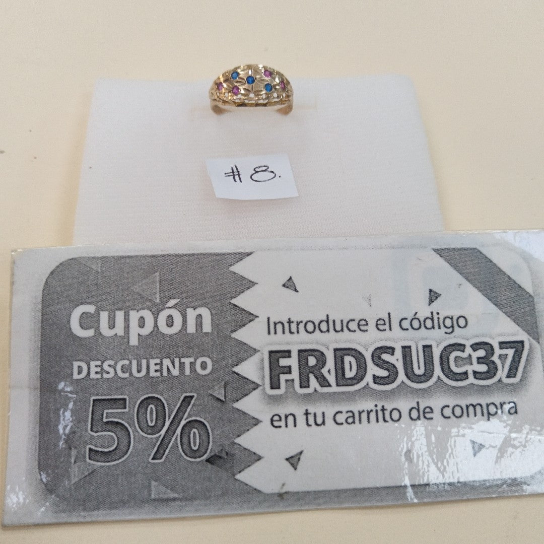 ANILLITO ORO 10 K 1.8 GRMS (SEMINUEVO)