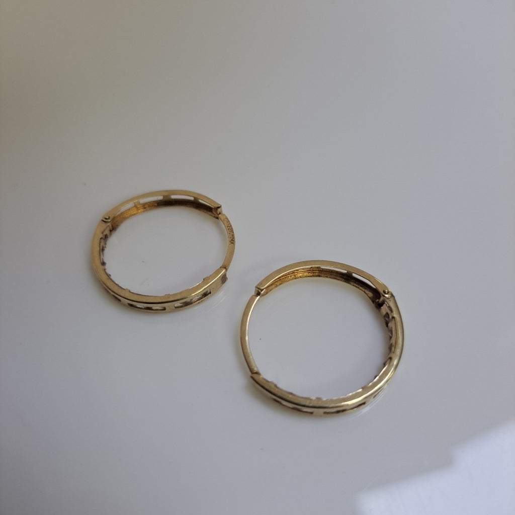 ARRACADAS PAR ORO 10 K 2 GRMS (SEMINUEVO)