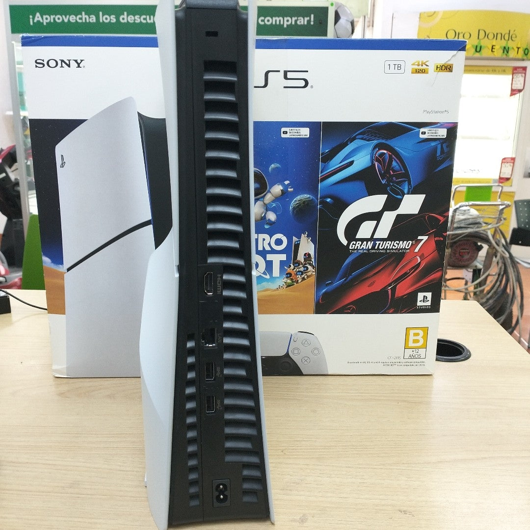 CONSOLA DE VIDEOJUEGO SONY PS5 SLIM 1 TB SSD (SEMINUEVO)