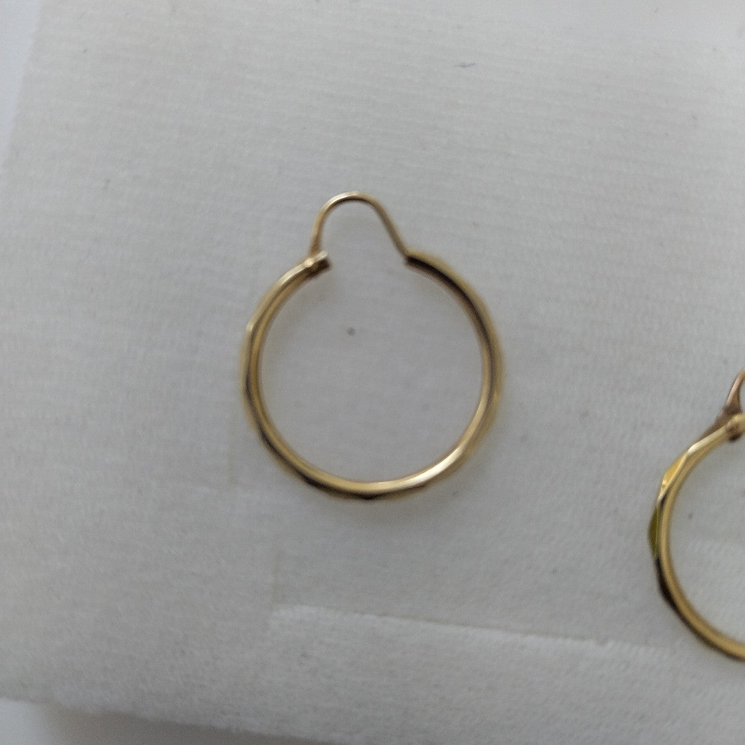 ARRACADAS PAR ORO 14 K 1.4 GRMS (SEMINUEVO)