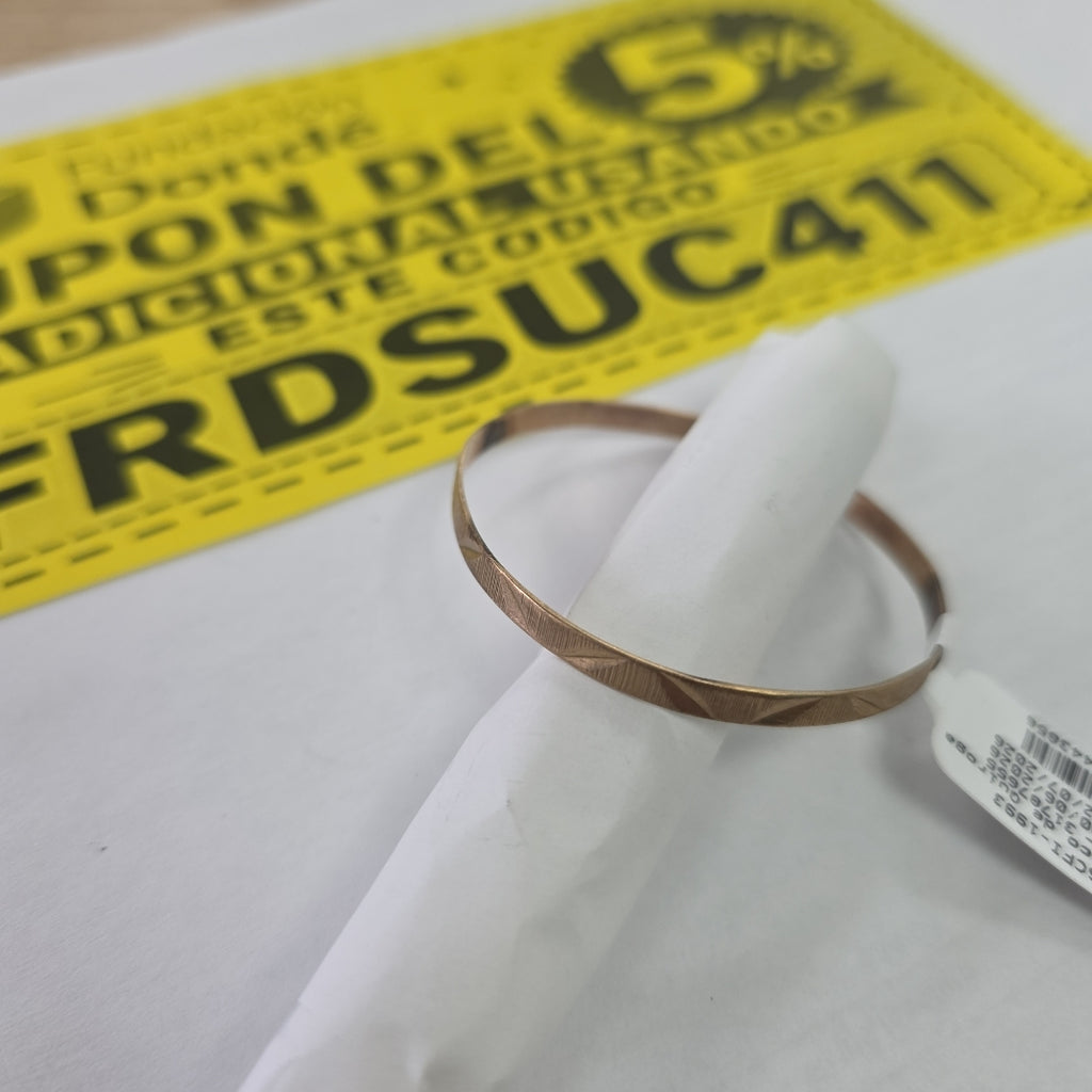 PULSERA RIGIDA ORO 10 K 3,30 GRMS (SEMINUEVO)