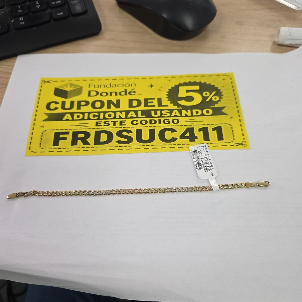 ESCLAVA ORO 14 K 6.3 GRMS (SEMINUEVO)