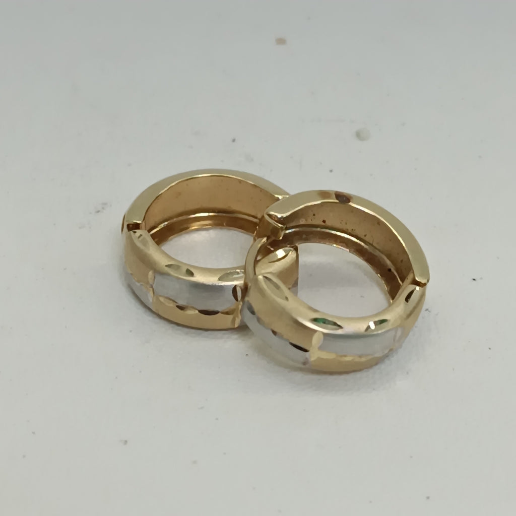 ARRACADAS PAR ORO 14 K 2.1 GRMS (SEMINUEVO)