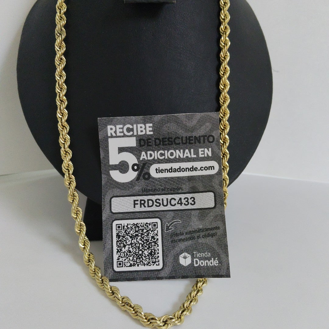 CADENA ORO 10 K 37 GRMS (SEMINUEVO)