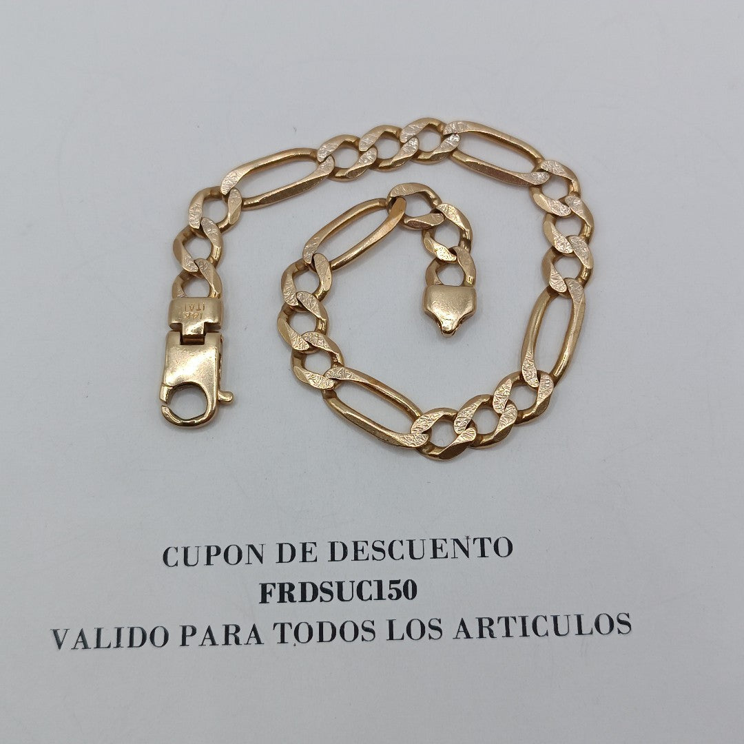 PULSERA ORO 14 K 19.3 GRMS (SEMINUEVO)