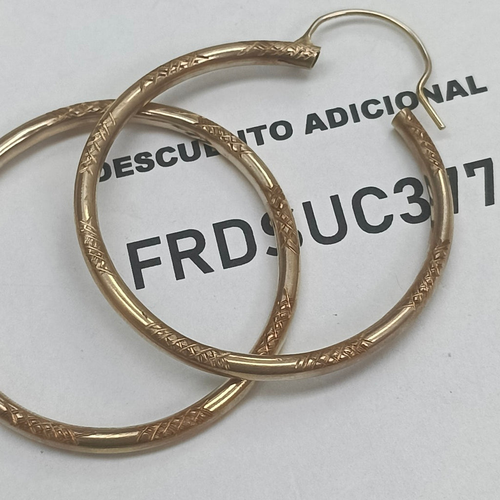ARRACADAS PAR ORO 8 K 6,00 GRMS (SEMINUEVO)