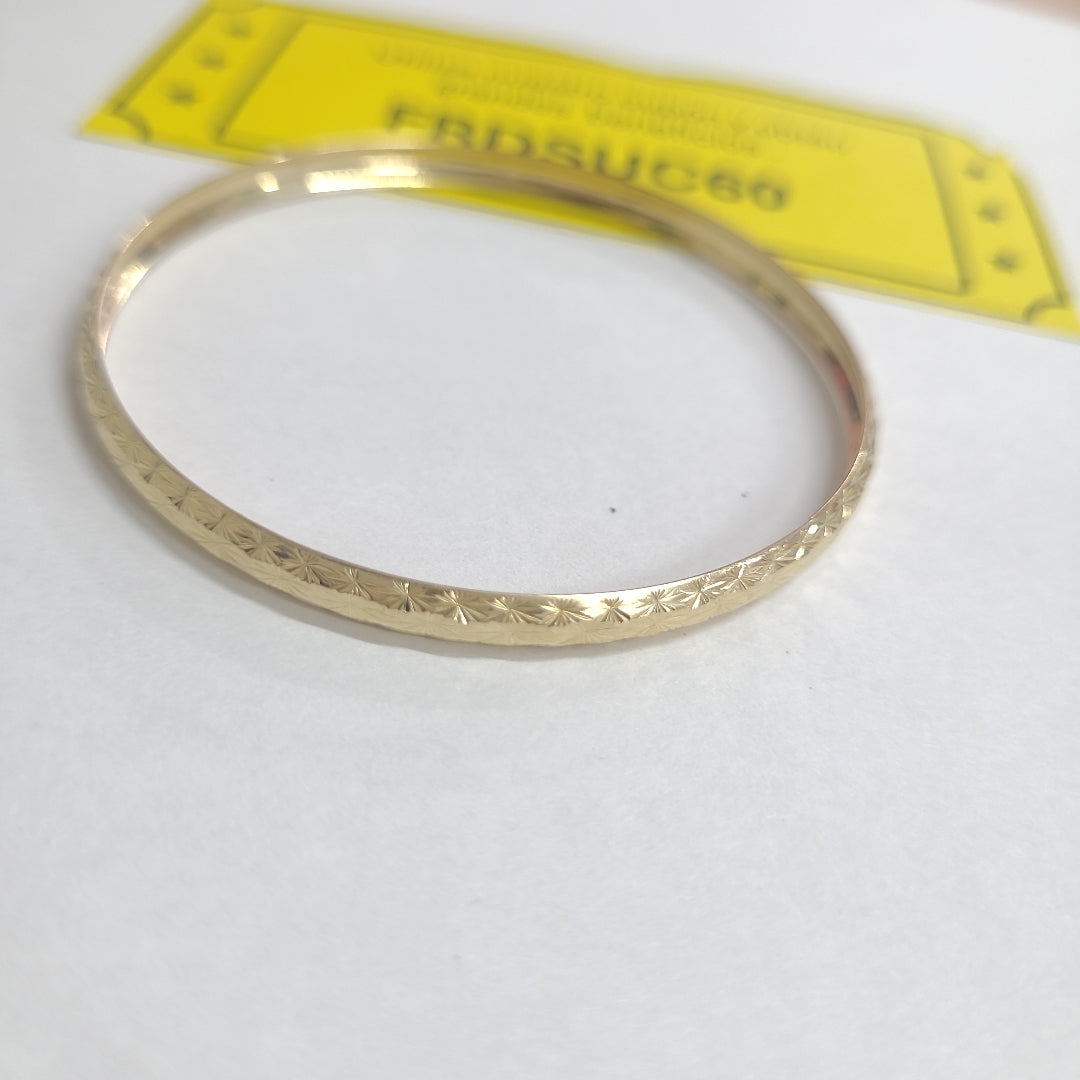 PULSERA RIGIDA ORO 10 K 3,90 GRMS (SEMINUEVO)