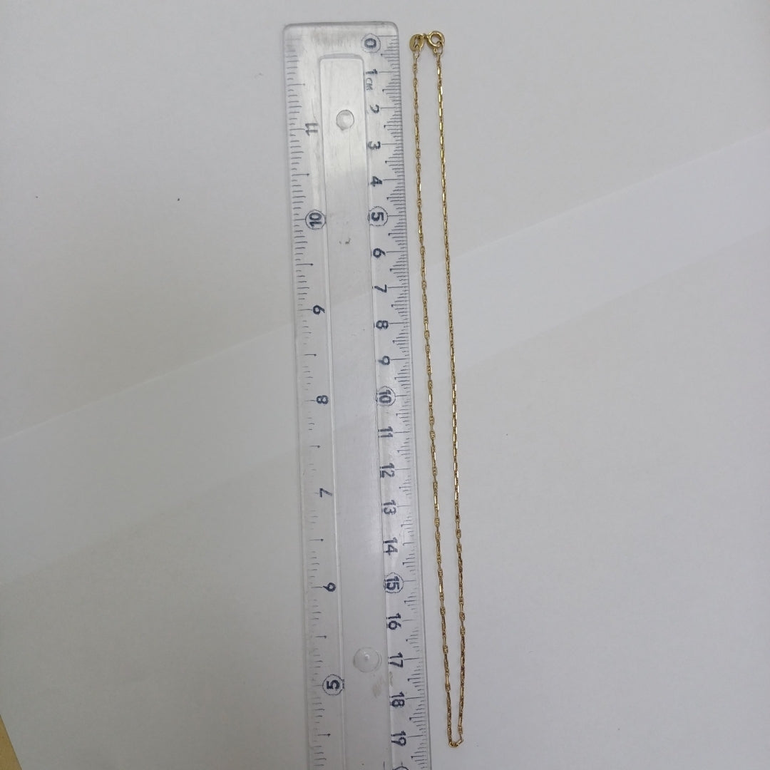 CADENA ORO 14 K 2,00 GRMS (SEMINUEVO)