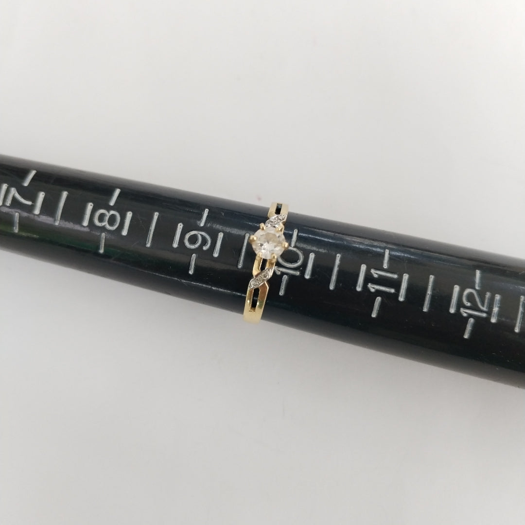 SOLITARIO ORO 14 K 2.4 GRMS (SEMINUEVO)