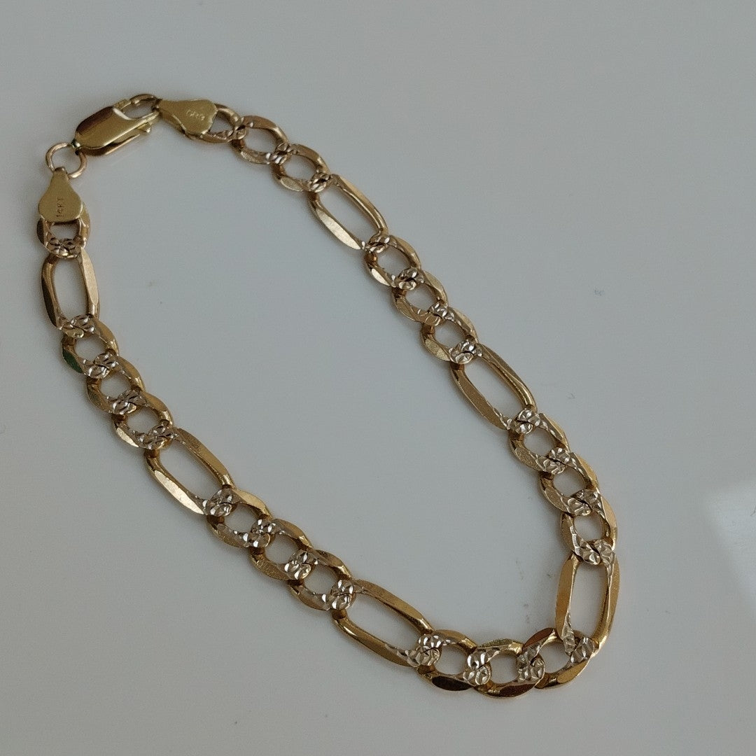PULSERA ORO,RODIADO 14 K 11,50 GRMS (SEMINUEVO)