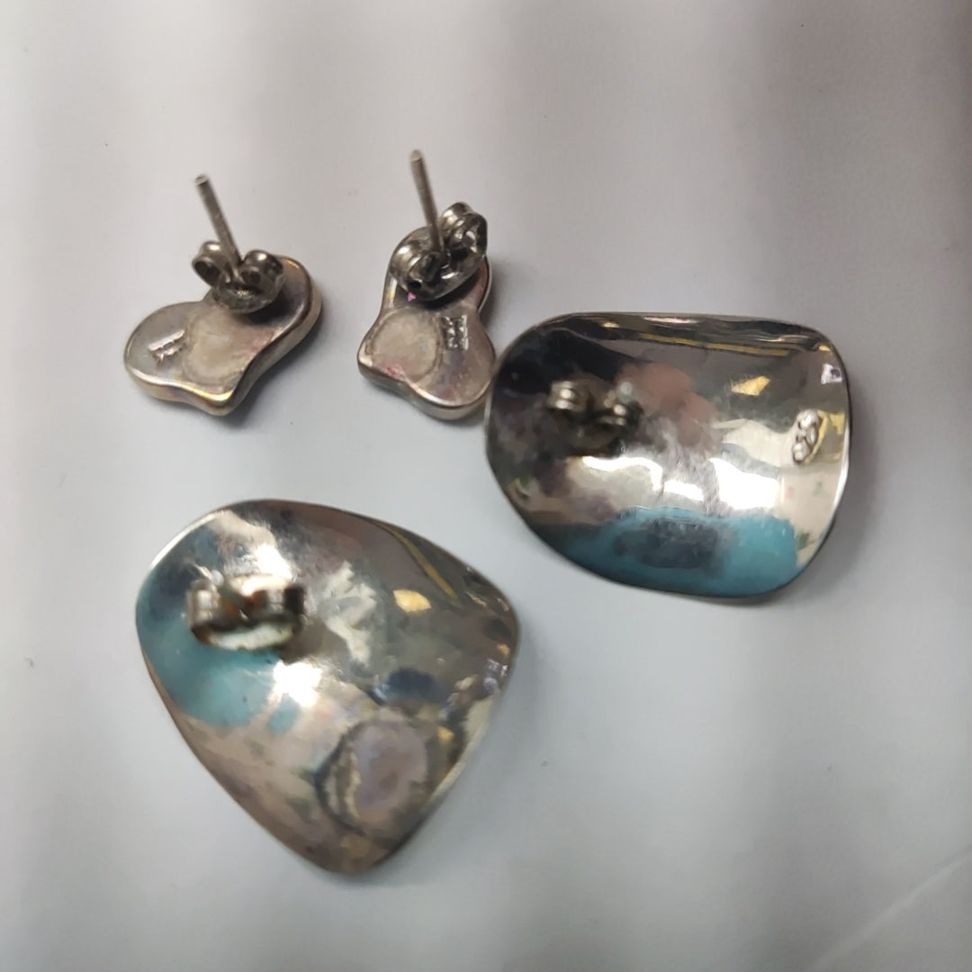 BROQUELES PAR PLATA 5,70 GRMS (SEMINUEVO)