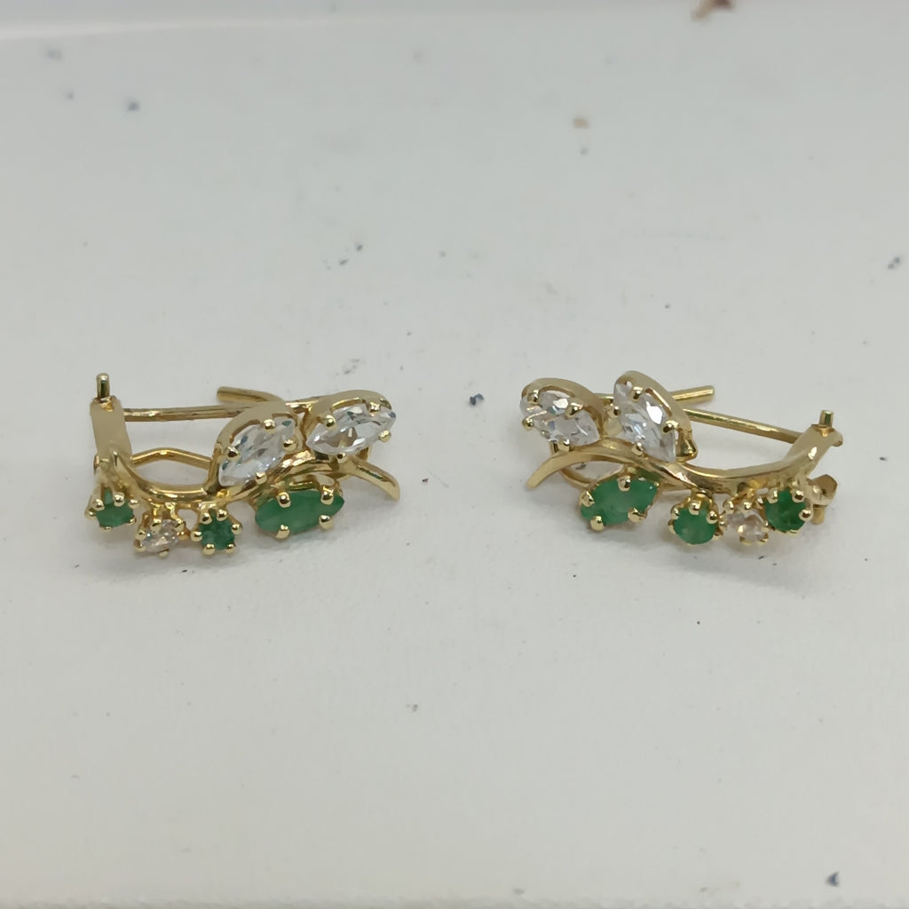 ARETES PAR ORO 14 K 2,50 GRMS (SEMINUEVO)
