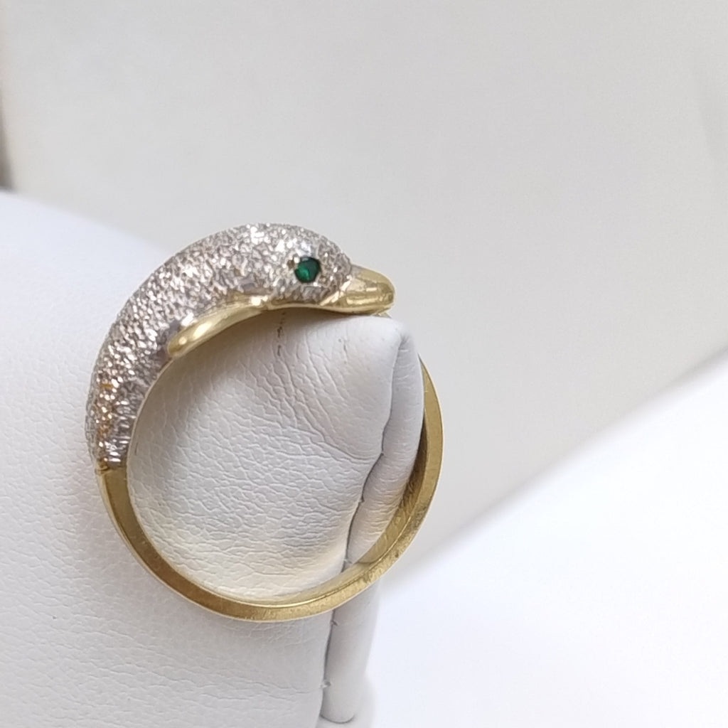 ANILLO ORO, RODIADO 14 K 4.2 GRMS (SEMINUEVO)