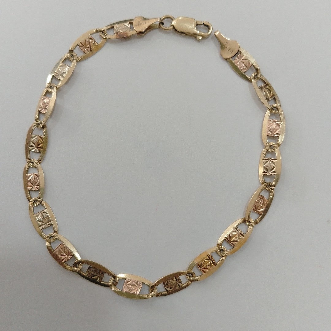 PULSERA ORO 14 K 7.6 GRMS (SEMINUEVO)